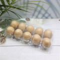 clear plastic 10/12 holes egg tray chicken packaging